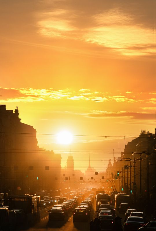 апрельский закат... фото превью