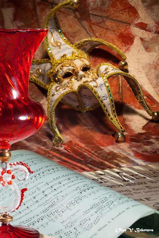 натюрморт. маска Музыка Венеции фото превью