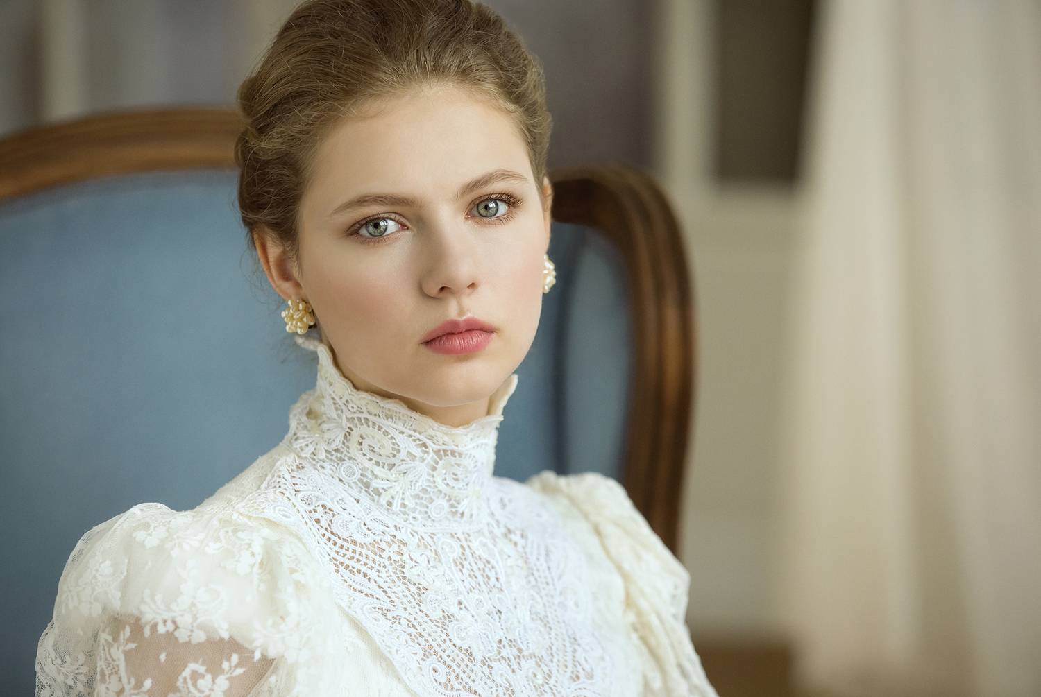 портрет, девушка, Алексей Назаров