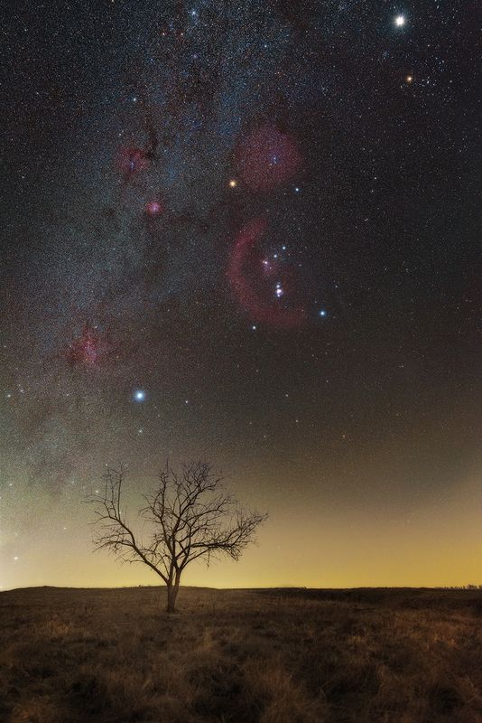 night, stars, milky way, selfie, longexposure, stacking, cosmos, sky Silent night in Hungary фото превью