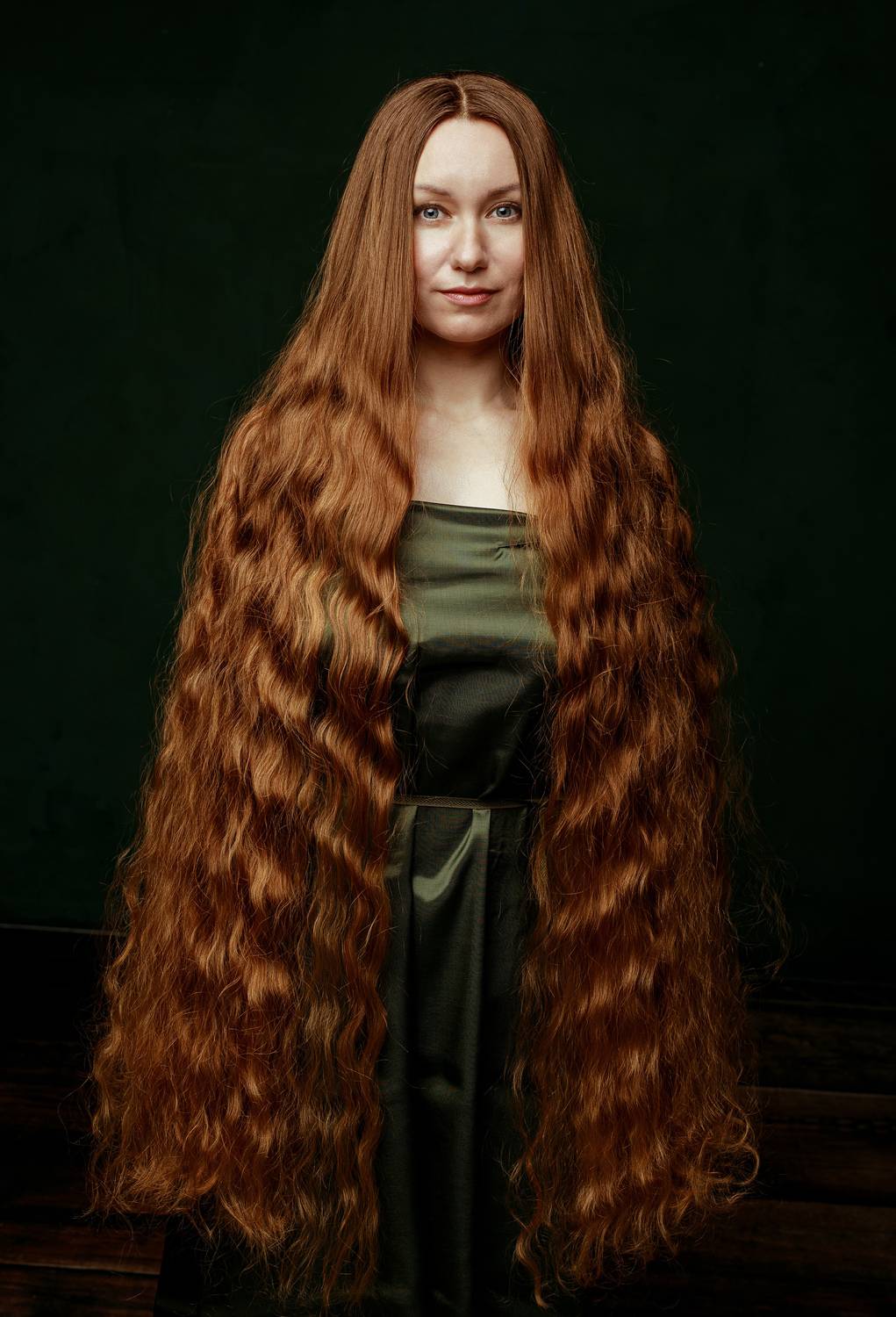 портрет, девушка, длинноволосая, рыжая, рапунцель, женщина, женский, Svetlana Golicyna