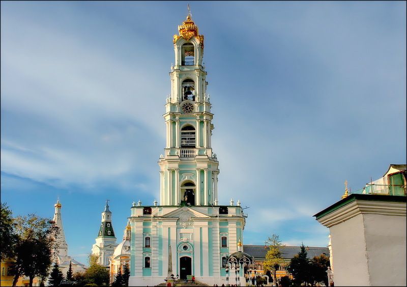 город, архитектура, сергиев посад, храм, религия, христианство, Свято Троицкая Сергиева Лавра. Колокольня фото превью