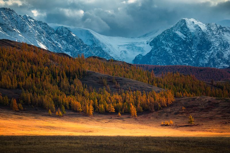 Горы, Хребет, Алтай, Осень Северо-Чуйский хребет фото превью