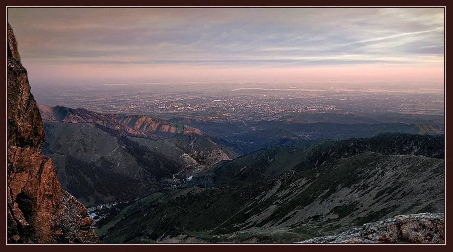 алматы, алма-ата, горы, восход, чимбулак, Михаил Попов