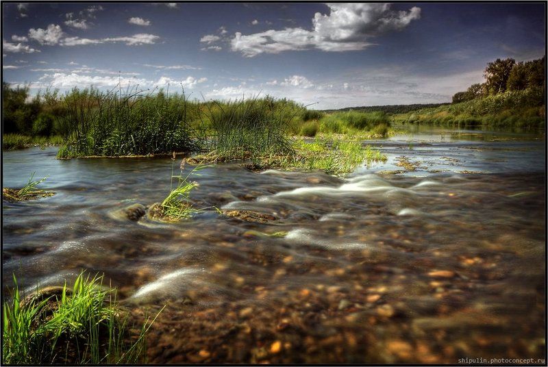 поток,река,протока,ручей,вода,шипулин,владимир,фотограф,томск Поток фото превью