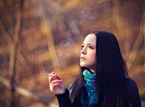 Smoke girl