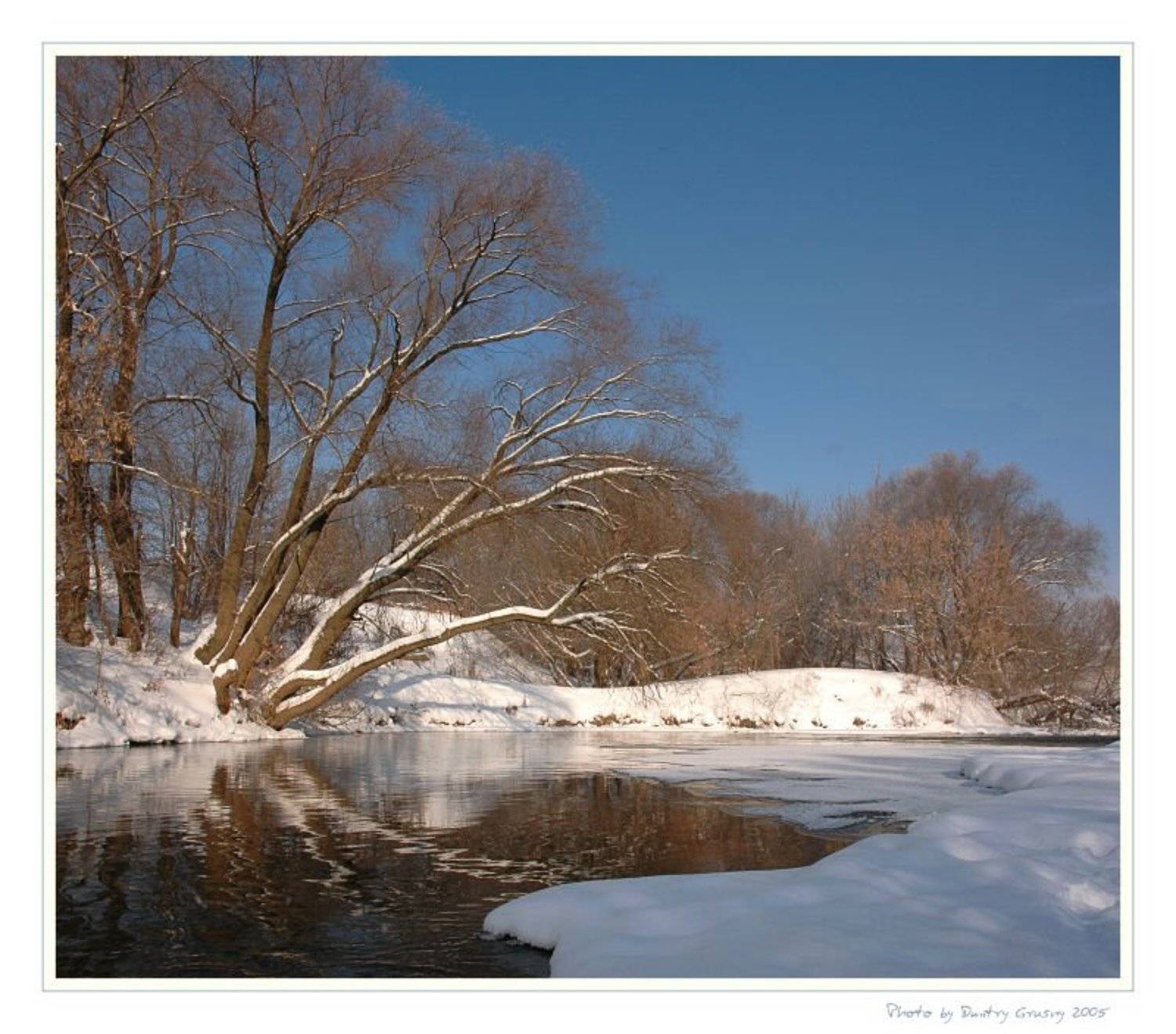 зима, пейзаж, нара, серпухов, Дмитрий Г.
