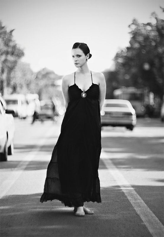 лена, платье, дорога путь фото превью