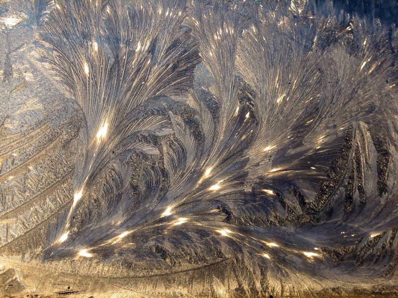 мороз, стекло, узор Морозный узор. фото превью