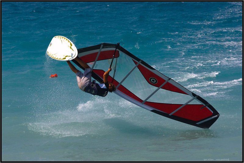 виндсерфинг, родос, forwardloop Forward loop фото превью