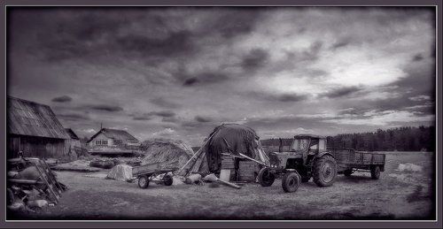 Вечером в деревне