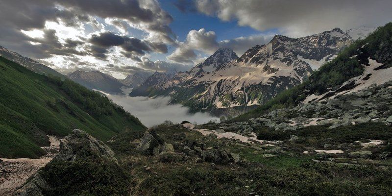 алибек, домбай Ущелье Алибек фото превью