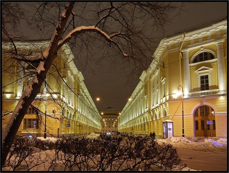 Зодчего Росси...вечер...поздний... фото превью
