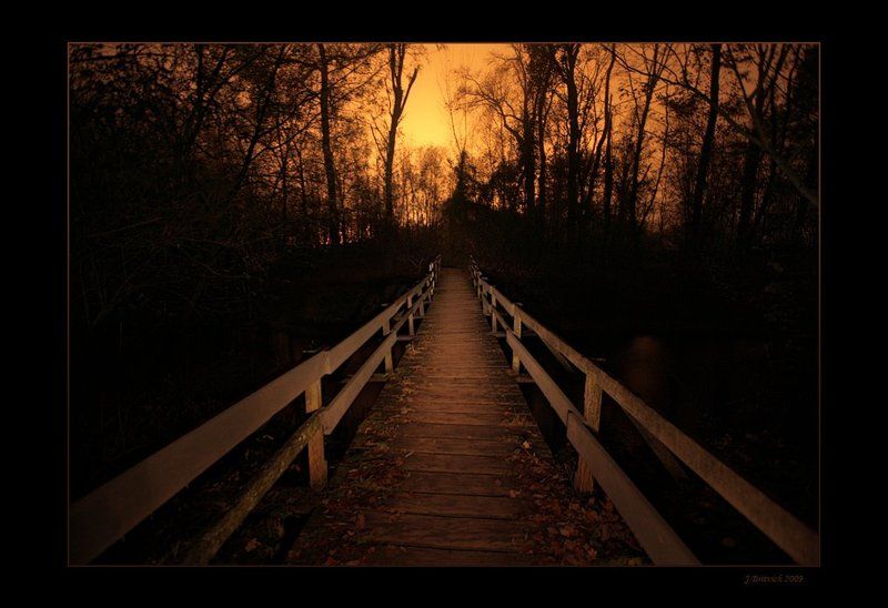 Ночной мост фото превью