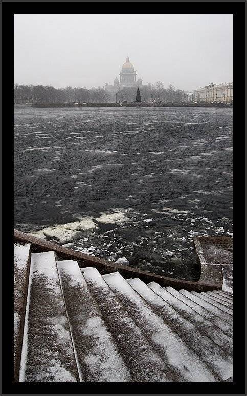 петербург, центр, нева, исакий, зима, Kirill Shapovalov