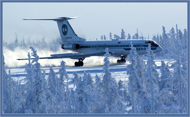самолёт,север Приземлился фото превью