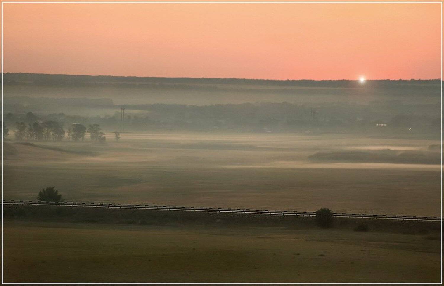 рассвет, природа, восход, vicm