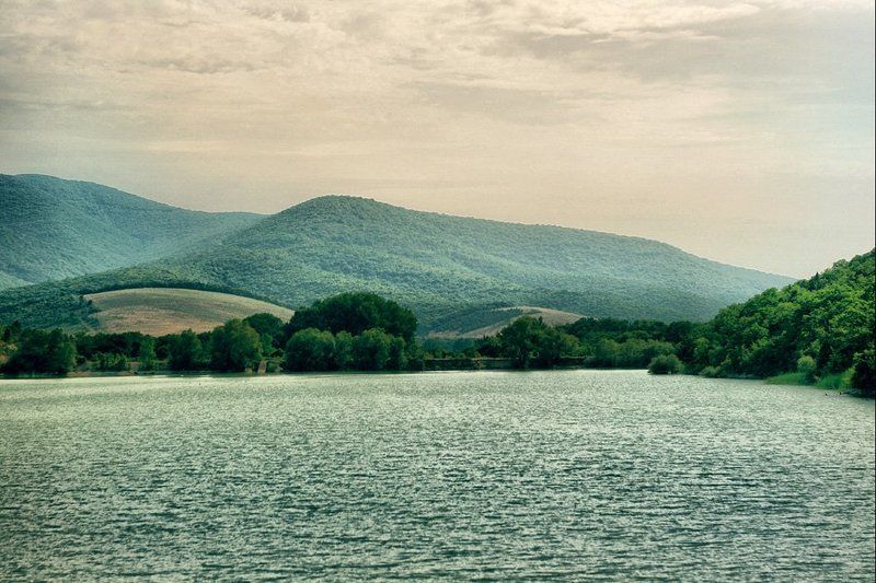 лето, озеро, горы, холмы, сукко Сукко, вид второй фото превью