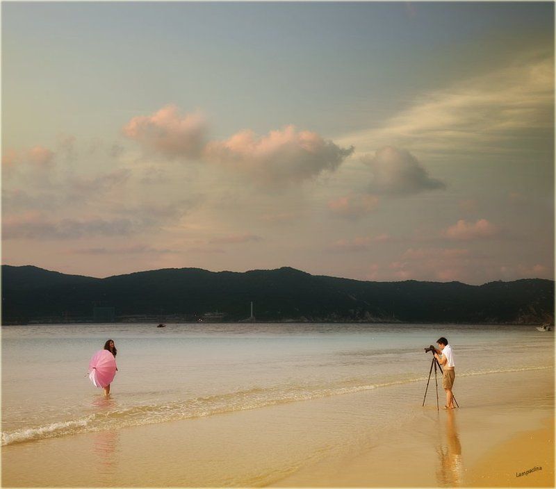 китай, о. хайнань, пляж, море, фотограф, модель Китайские зарисовки. Ты сними, сними меня, фотограф.) фото превью