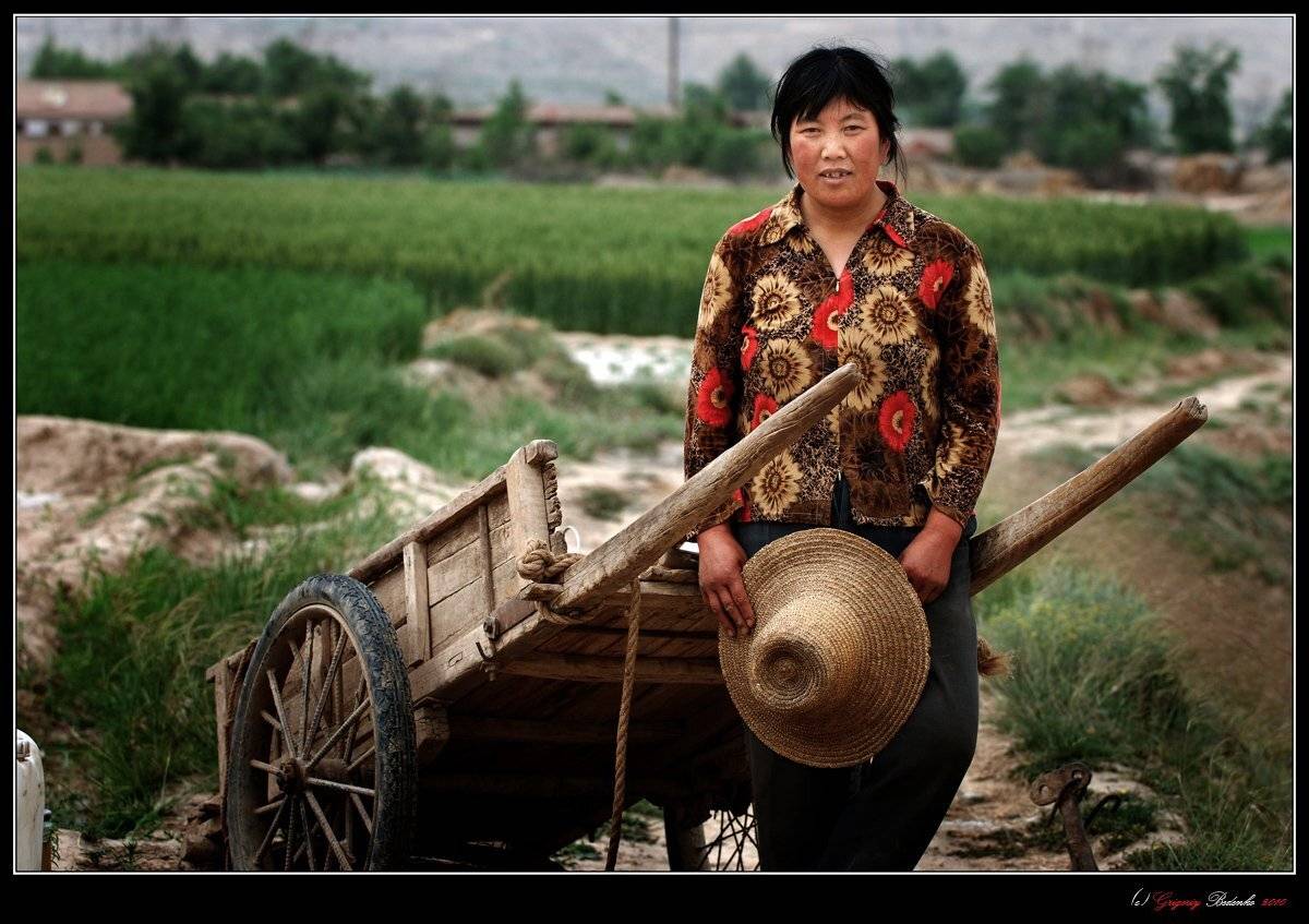 китай, провинция, ганьсу, крестьянка, Григорий Беденко
