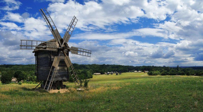 пирогово, мельницы из жизни мельниц... лето ))) фото превью