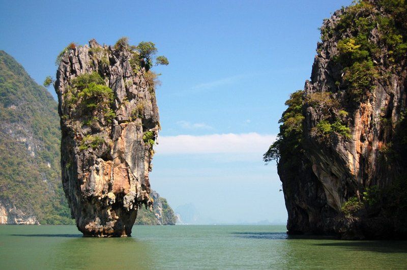 thai, phuket, sea, скалы, острова, rocks, james, bond james bond rock фото превью