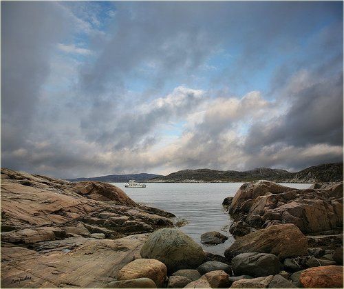 Про холодные камни, Баренцево море и белый кораблик