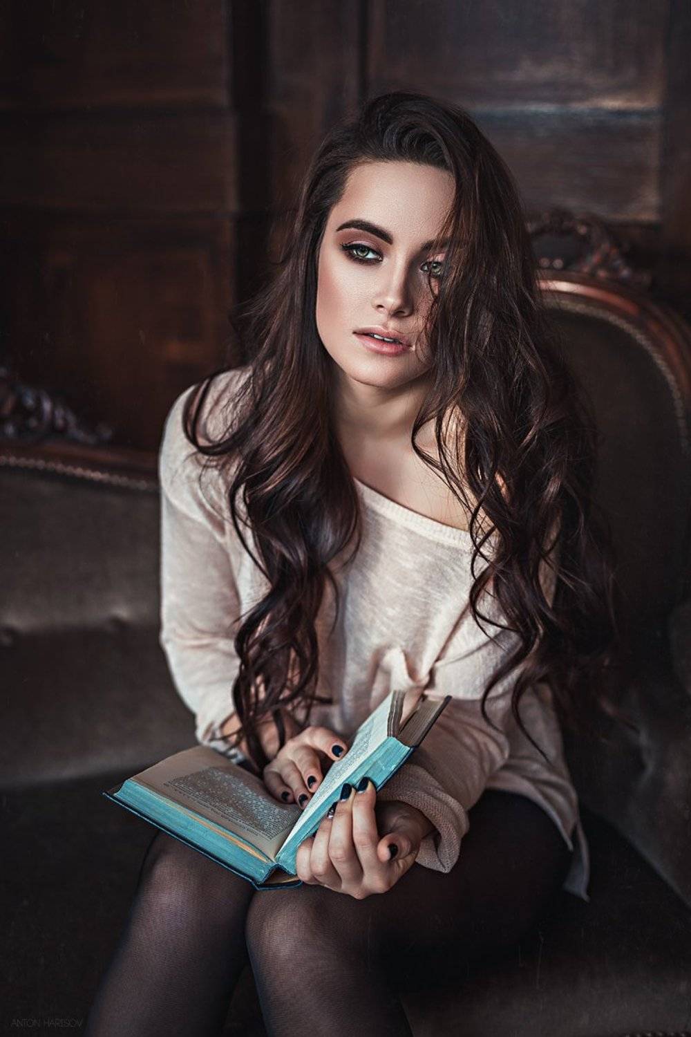 девушка, портрет, красота, Антон Харисов