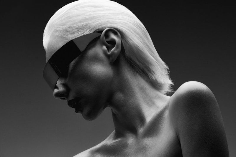 Арт, Портрет, Черно-Белое, Черное, Белое, Женщина, Волосы, Кожа, Woman, Hair, Art, Portrait, BW, Skin, White, Black, Artphoto, Style, Model, Skin, Glass, Lips, Губы, Очки, Модель, Студия, Studio *** фото превью