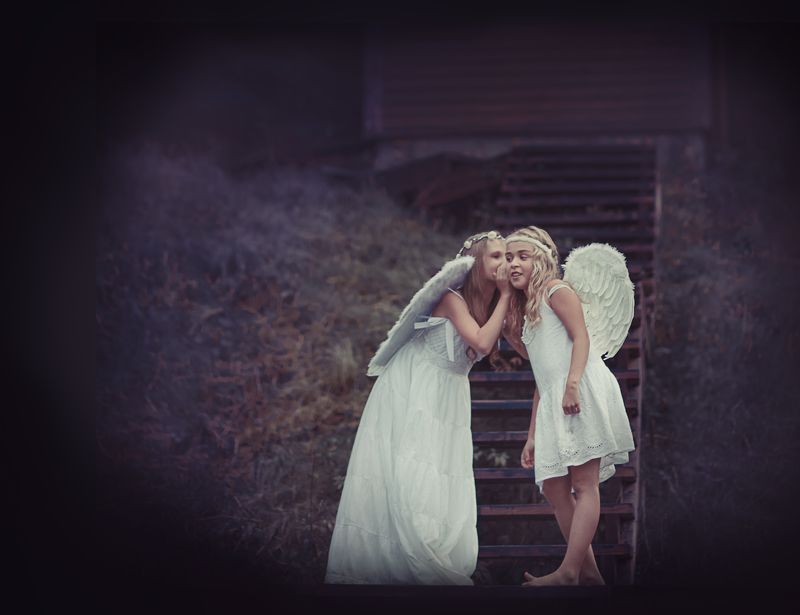 природа,девочки,прогулка,портрет ангелы фото превью