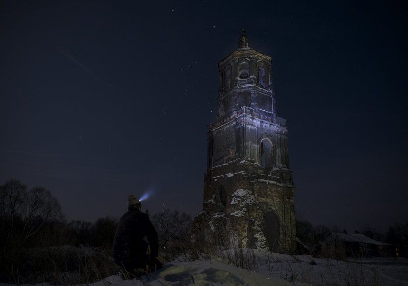 Про ночь и старую колокольню. фото превью