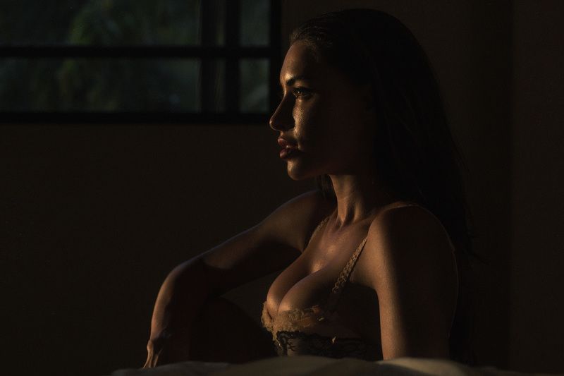 Body, Girl, Light, Portrait, Sexy Veronika (low light) фото превью