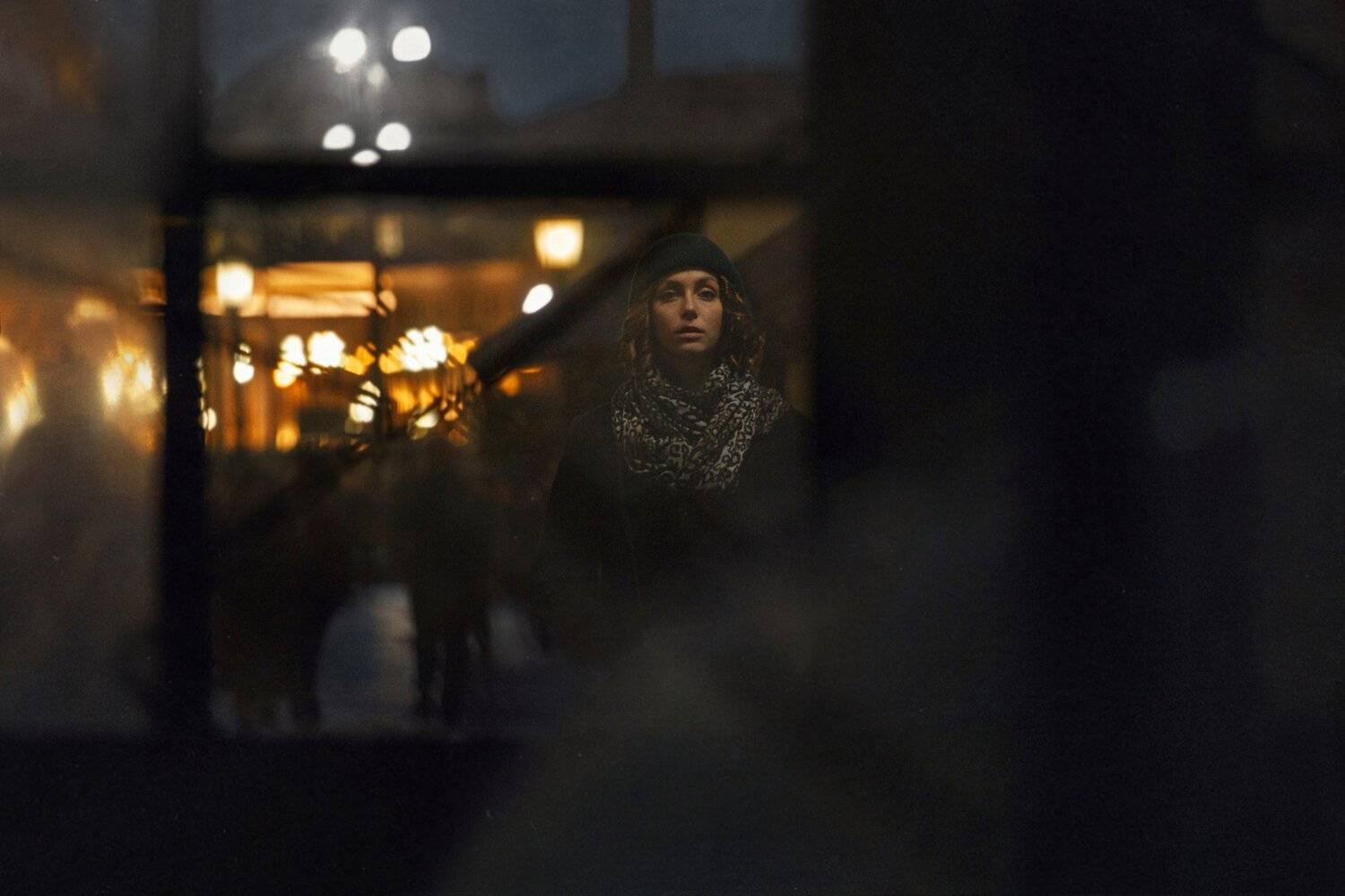 evening, girl, red square, genre, art,вечер, девушка,красная площадь,жанр, арт, Александра Маркварт