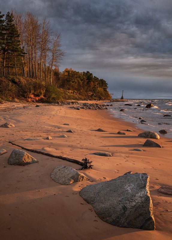 Вечер на море фото превью