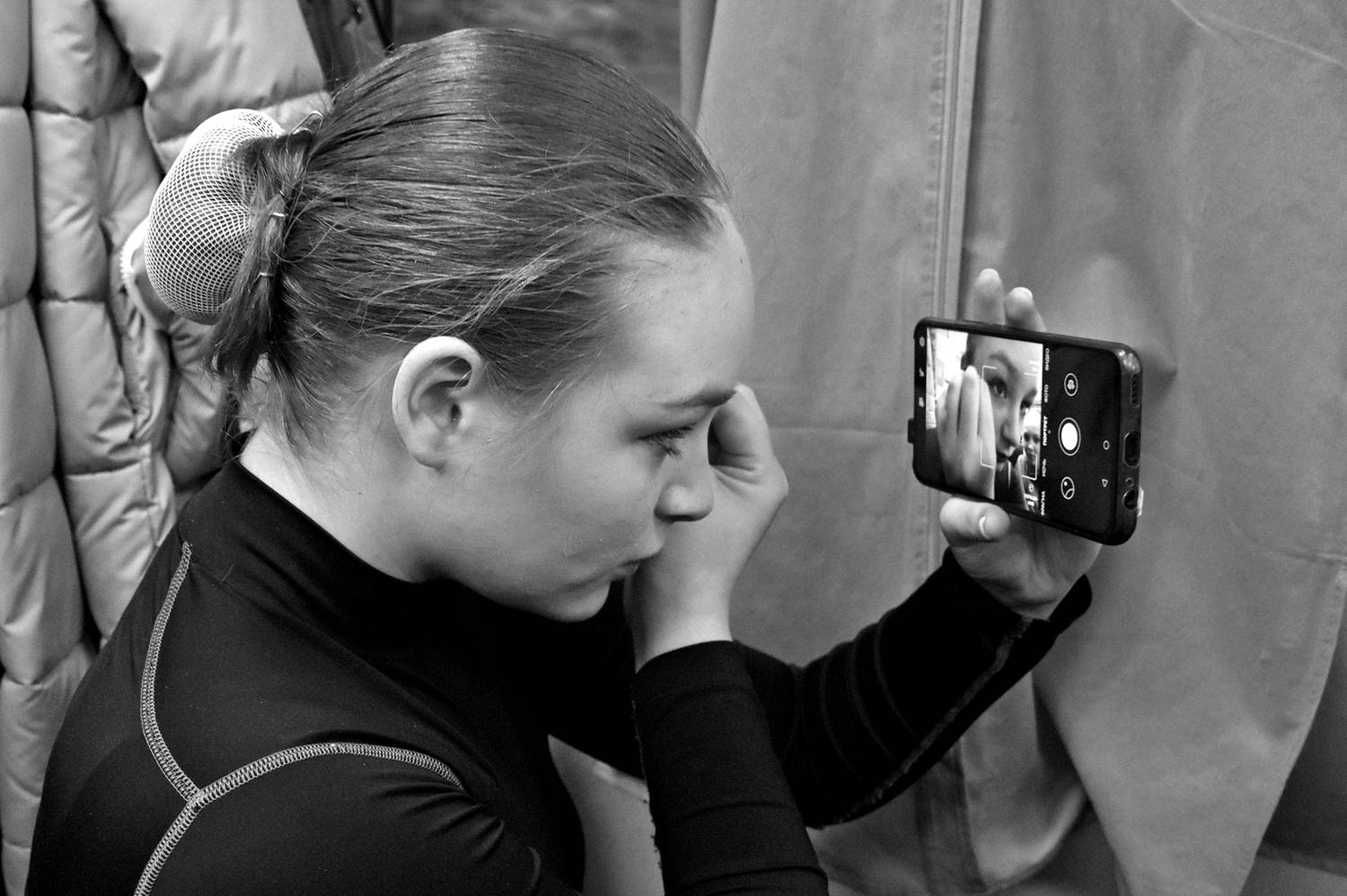 девушка, танцы, чб, апатиты, поезд, Николай Смоляк