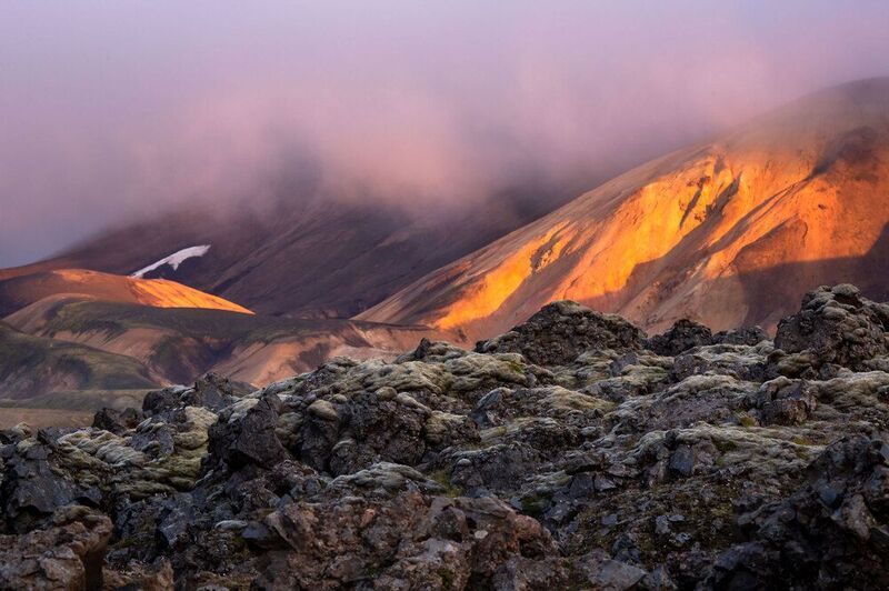 Landmannalaugar morning фото превью