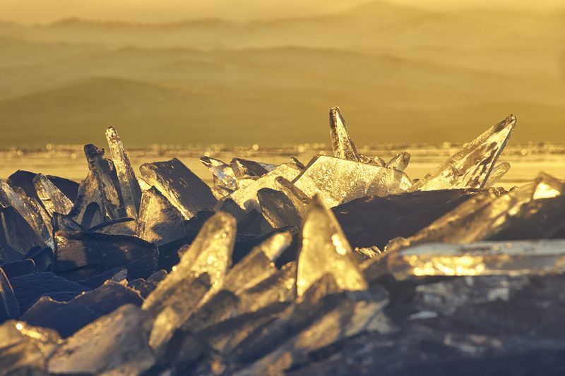 Байкал. Зима.Рассвет фото превью