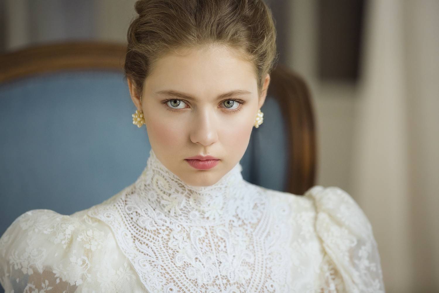 портрет, девушка, Алексей Назаров