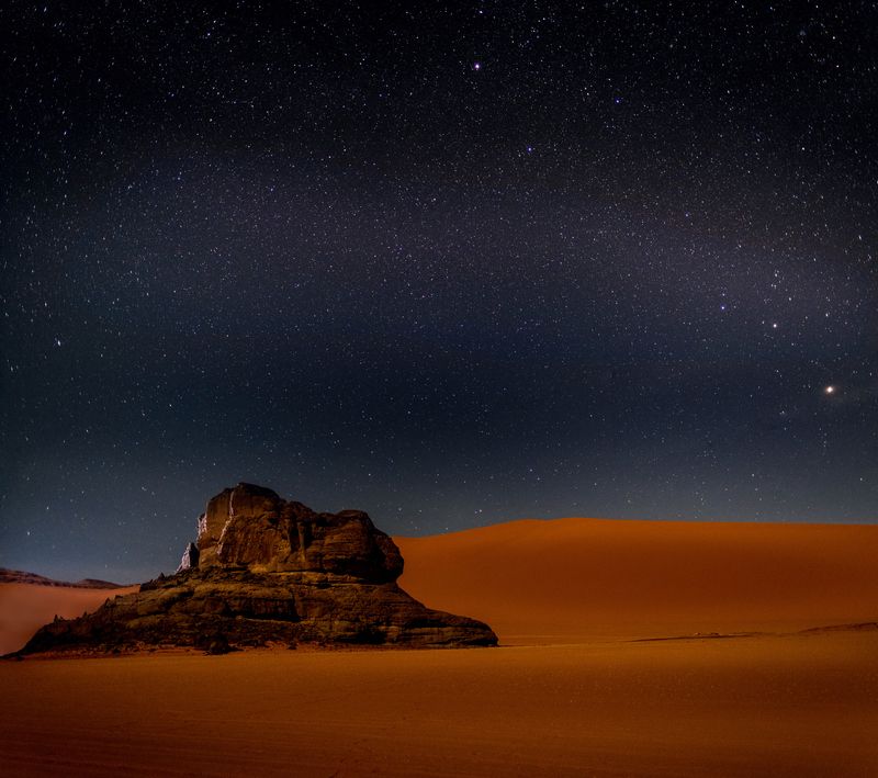 алжир, сахара, тассилин-аджер, тадрарт, algeria, tassilin-ajer, tadrart, нд, alger 2025, пустыня, sahara, когда не спится, by night, ночное фото Звездная пыль фото превью