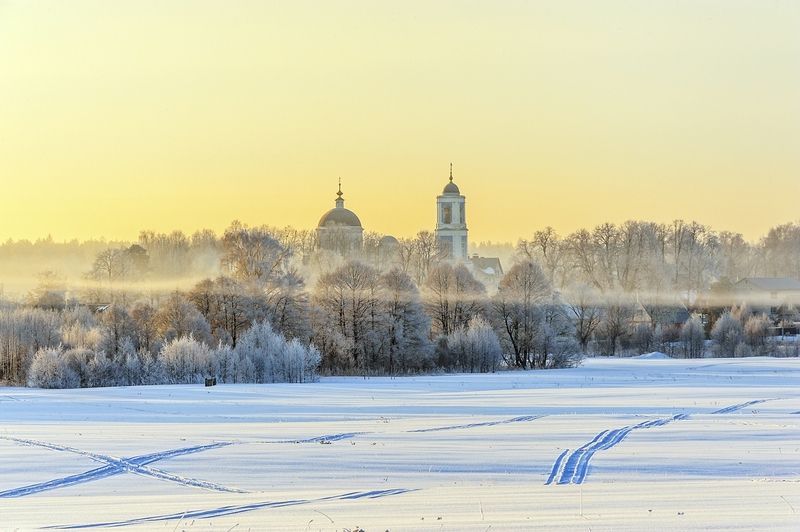 Утро туманное фото превью
