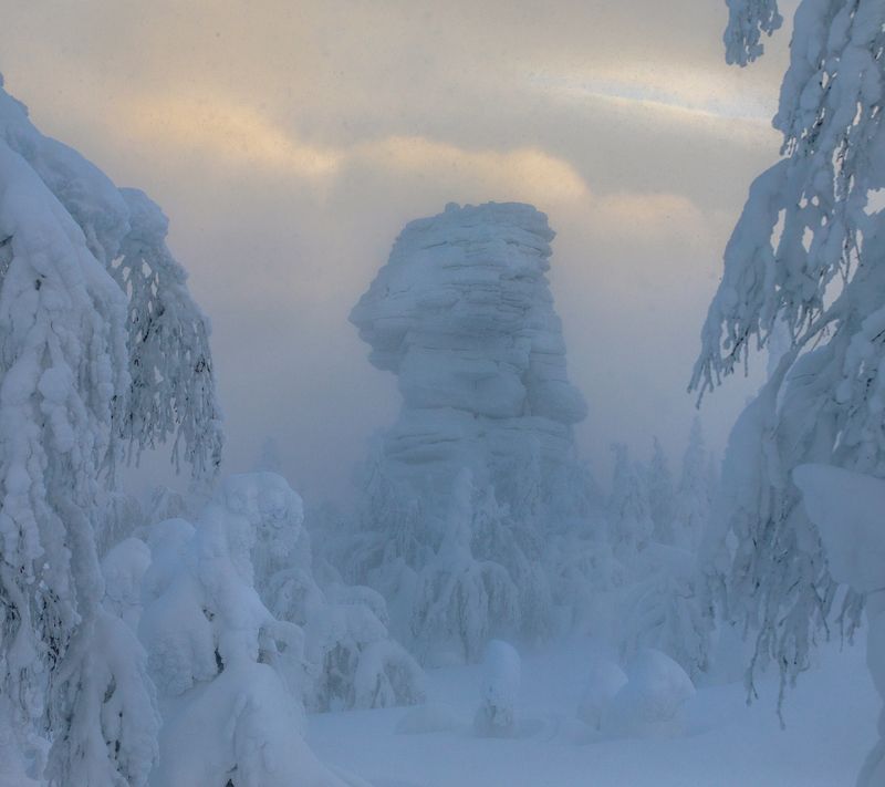 пермский край, урал, зима, деревня Пермская зима фото превью