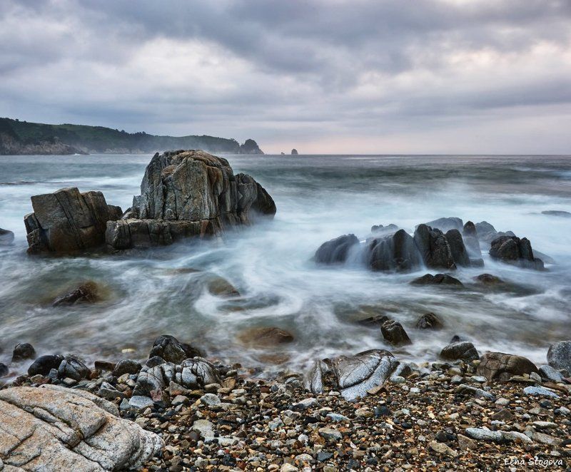 Пасмурно, Японское море Пасмурное море фото превью