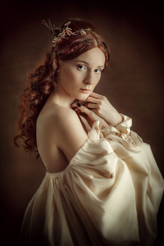 Арт, Девушка, Ретро, Фотокартина Анастасия фото превью