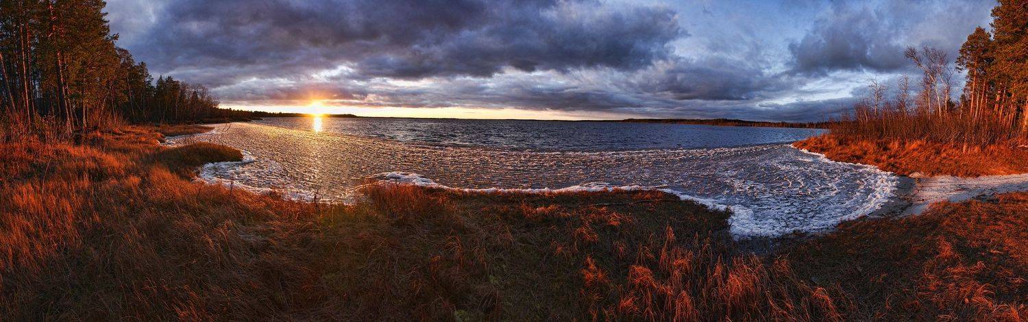 Озеро Арантур, Панорама, Югра, Татьяна