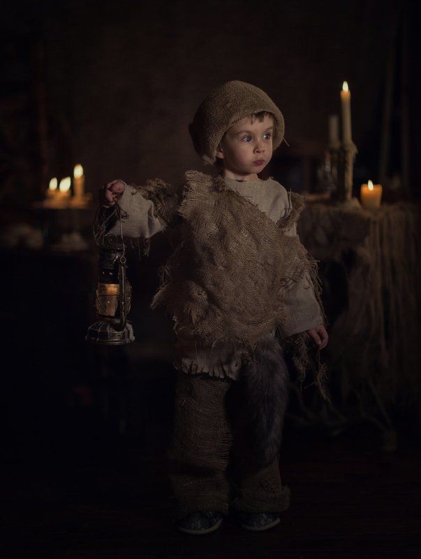 портрет, мальчик, домовой, баловник, ребенок Домовенок Гриша фото превью