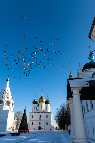 Соборная площадь Коломны