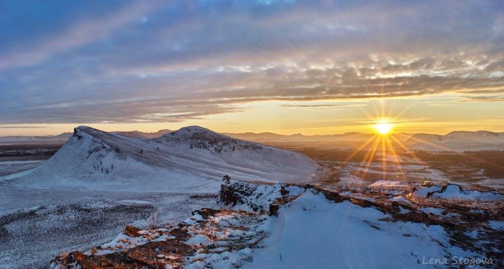 Зима, Сундуки, Хакасия, Лена Стогова