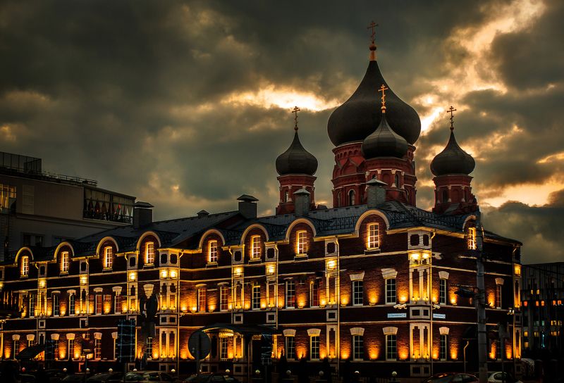 грод, тула, россия, русская, архитектура, ночь, крамль, фото Тула в бронзе фото превью