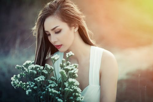 Sunset girl
