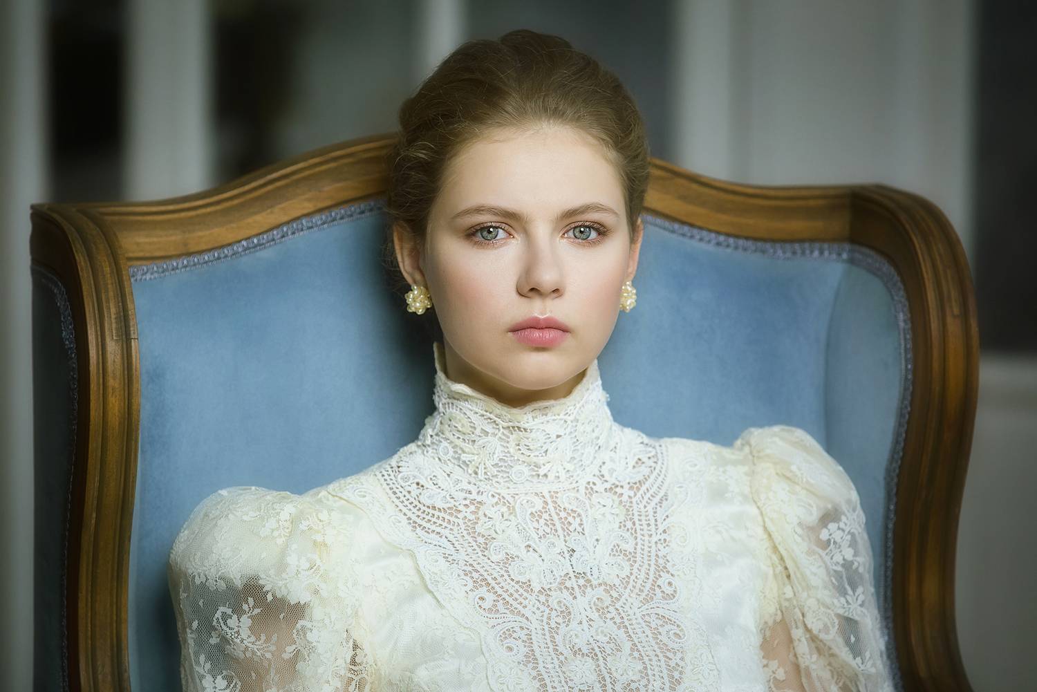 портрет, девушка, Алексей Назаров